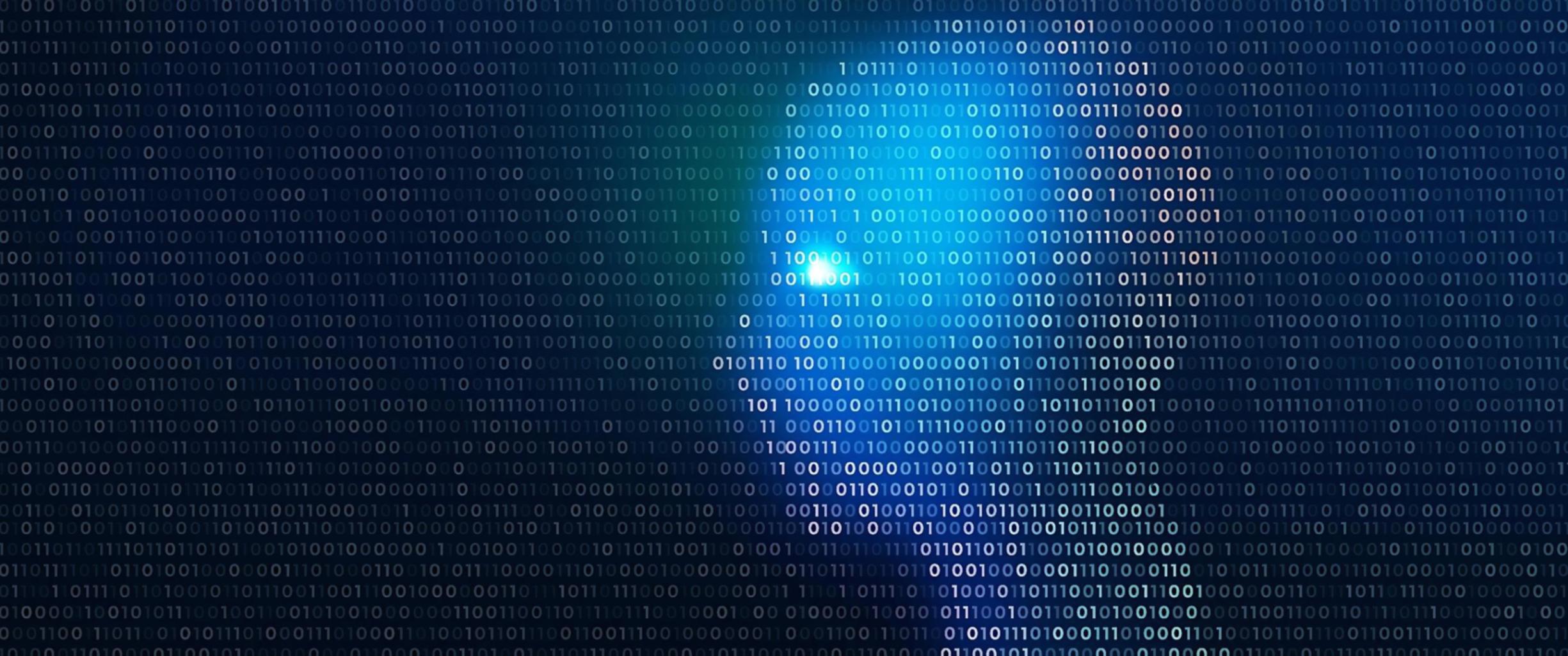 Teilnehmer analysieren Daten am Computer